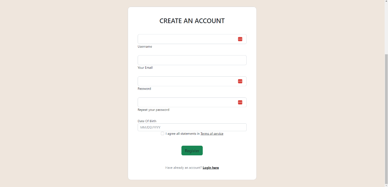 Code Bank Signup Page Image